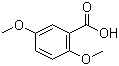 structure of CAS# 2785-98-0, 2,5-Dimethoxybenzoic acid