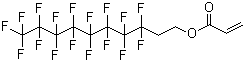 structure of CAS# 27905-45-9, 1H,1H,2H,2H-全氟癸基丙烯酸酯
