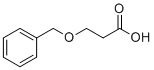 3-(苄氧基)丙酸分子结构 (CAS 27912-85-2)