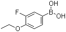 CAS # 279263-10-4, 4-Ethoxy-3-fluorophenylboronic acid