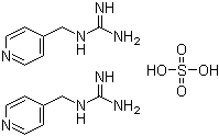 (4-Pyridylmethyl)guanidine sulfate (2:1) molecular structure (CAS 27946-15-2)