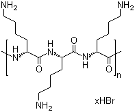 structure of CAS# 27964-99-4, D-Lysine homopolymer hydrobromide
