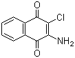 structure of CAS# 2797-51-5, 2-Amino-3-chloro-1,4-naphthoquinone