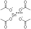 Tin(IV) acetate molecular structure (CAS 2800-96-6)