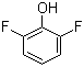 2,6-二氟苯酚分子结构 (CAS 28177-48-2)