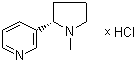 CAS # 2820-51-1, Nicotine hydrochloride, 3-[(2S)-1-Methyl-2-pyrrolidinyl]-pyridine hydrochloride