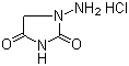 structure of CAS# 2827-56-7, 1-氨基海因盐酸盐