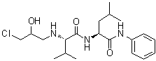 CAS 登录号：282726-25-4, N-(3-氯-2-羟基丙基)-L-缬氨酰-N-苯基-L-亮氨酰胺