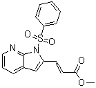 CAS # 282734-70-7, (2E)-3-[1-(Phenylsulfonyl)-1H-pyrrolo[2,3-b]pyridin-2-yl]-2-propenoic acid methyl ester