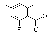 2,4,6-三氟苯甲酸分子结构 (CAS 28314-80-9)