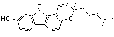 Mahanine分子结构 (CAS 28360-49-8)