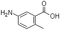 structure of CAS# 2840-04-2, 5-氨基-2-甲基苯甲酸