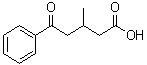 structure of CAS# 2840-61-1, 4-苯甲酰基-3-甲基丁酸