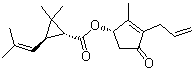 structure of CAS# 28434-00-6, S-Bioallethrin