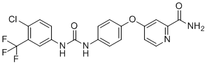 N-Desmethyl Sorafenib molecular structure (CAS 284461-74-1)