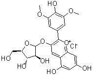 CAS # 28500-04-1, Malvidin arabinoside, Malvidin 3-arabinoside, Malvidin 3-monoarabinoside
