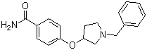 CAS 登录号：28506-17-4, 4-(1-苄基吡咯烷-3-氧基)苯甲酰胺