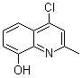 4-氯-8-羟基-2-甲基喹啉分子结构 (CAS 28507-46-2)