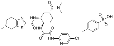 伊多塞班(RRR)-异构体对甲苯磺酸盐分子结构 (CAS 2852734-46-2)