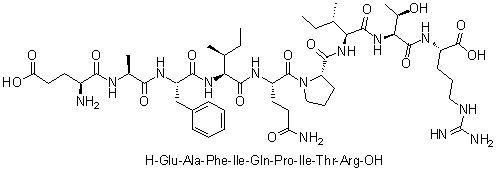 CAS 登录号：286369-68-4, L-alpha-谷氨酰-L-丙氨酰-L-苯丙氨酰-L-异亮氨酰-L-谷氨酰胺酰-L-脯氨酰-L-异亮氨酰-L-苏氨酰-L-精氨酸