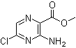 structure of CAS# 28643-16-5, 3-氨基-5-氯吡嗪-2-羧酸甲酯
