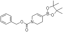 structure of CAS# 286961-15-7, N-Cbz-3,6-Dihydro-2H-pyridine-4-boronic acid pinacol ester