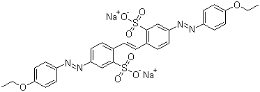 structure of CAS# 2870-32-8, Direct Yellow 12