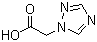 structure of CAS# 28711-29-7, 1H-1,2,4-Triazol-1-ylacetic acid