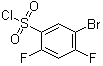 structure of CAS# 287172-61-6, 5-Bromo-2,4-difluorobenzenesulfonyl chloride