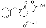 CAS 登录号：28719-93-9, 1-苄基-2-氧代-4-羧基-3-吡咯烷乙酸