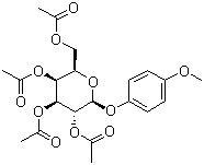 structure of CAS# 2872-65-3, 对甲氧基苯基 2,3,4,6-O-四乙酰基-beta-D-吡喃半乳糖苷