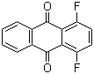 structure of CAS# 28736-42-7, 1,4-二氟蒽醌