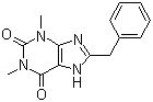 structure of CAS# 2879-15-4, 8-Benzyltheophylline