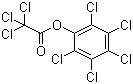三氯乙酸五氯苯酯分子结构 (CAS 2879-60-9)