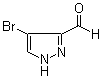 structure of CAS# 287917-97-9, 4-Bromo-1H-pyrazole-3-carboxaldehyde