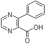 3-苯基吡嗪-2-羧酸分子结构 (CAS 2881-85-8)