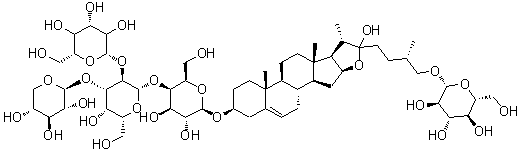CAS 登录号：288142-06-3, 知母皂苷 H1