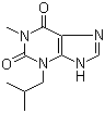 3-Isobutyl-1-methylxanthine molecular structure (CAS 28822-58-4)