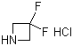 structure of CAS# 288315-03-7, 3,3-二氟氮杂环丁烷盐酸盐