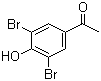 3',5'-Dibromo-4'-hydroxyacetophenone molecular structure (CAS 2887-72-1)
