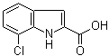 7-Chloro-1H-indole-2-carboxylic acid molecular structure (CAS 28899-75-4)