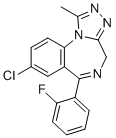 CAS 登录号：28910-91-0, 氟阿普唑仑