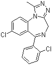 structure of CAS# 28911-01-5, Triazolam