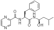 CAS # 289472-78-2, N-[(1S)-2-[[(1R)-1-Hydroxy-3-methylbutyl]amino]-2-oxo-1-(phenylmethyl)ethyl]-2-pyrazinecarboxamide