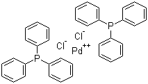 CAS 登录号：28966-81-6, 二(三苯基膦)二氯化钯