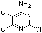 structure of CAS# 28969-60-0, 4-氨基-2,5,6-三氯嘧啶