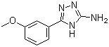 CAS 登录号：289710-96-9, 5-(3-甲氧基苯基)-4H-1,2,4-三唑-3-胺