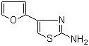 structure of CAS# 28989-52-8, 4-(2-Furanyl)-2-thiazolamine