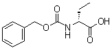 structure of CAS# 2900-20-1, N-(苄氧羰基)-D-2-氨基丁酸