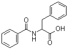 N-苯甲酰基-DL-苯丙氨酸分子结构 (CAS 2901-76-0)
